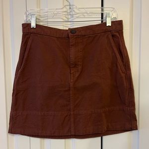 Everlane Canvas Stamp Skirt 8